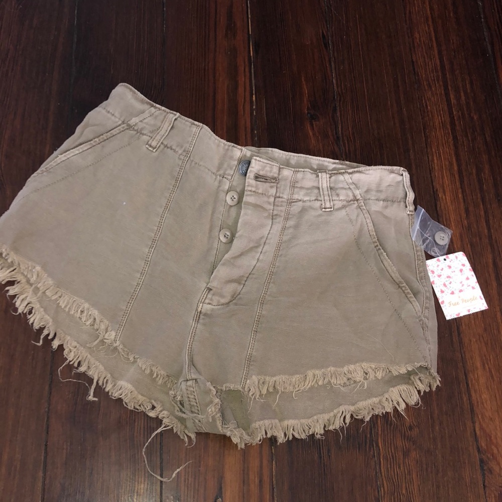 NWT free people button up cutoffs